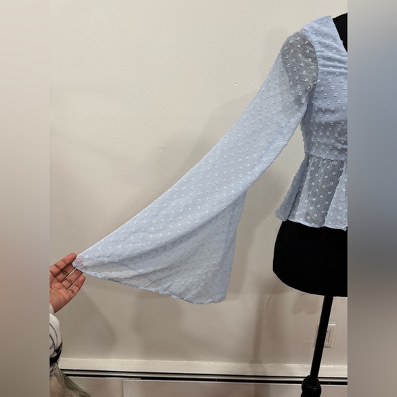 Lovers + Friends Light Blue Lily Top - Picture 3 of 5